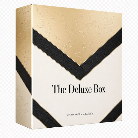 The Deluxe Box Gift Set - Golden/Off-White